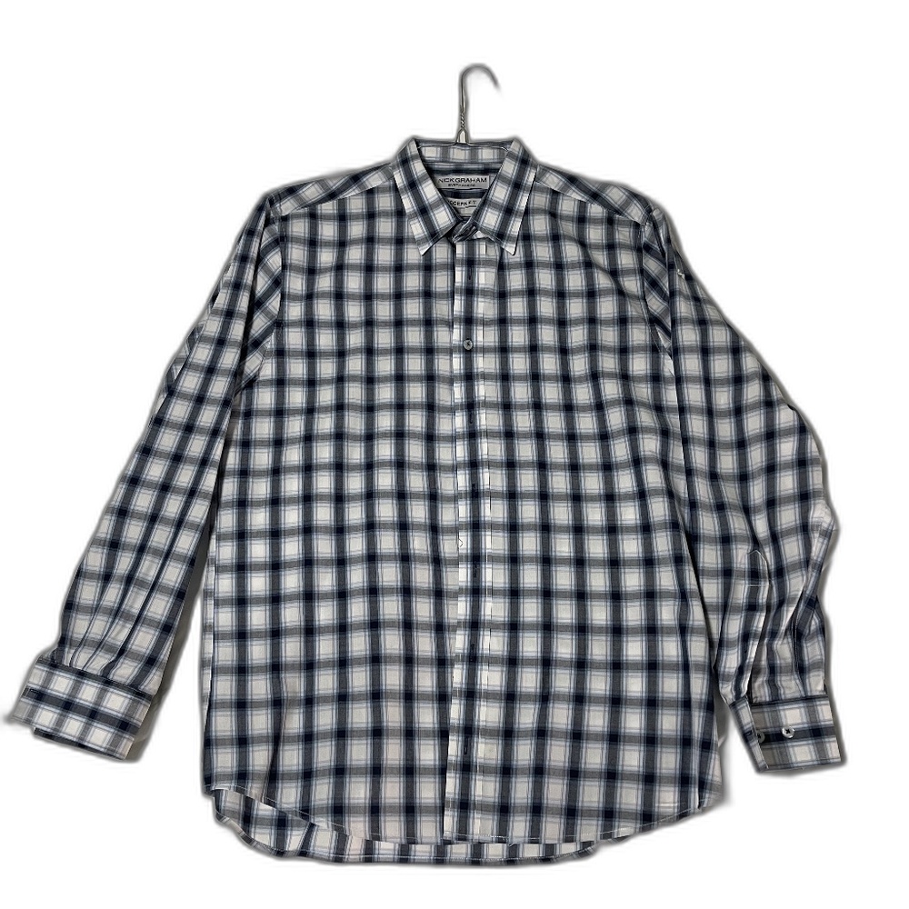 Nick Graham plaid shirt